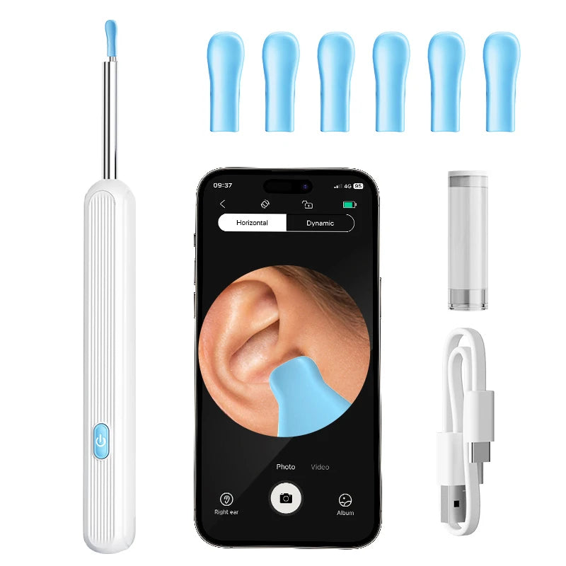 Nettoyeur d'oreilles visuel avec caméra HD
